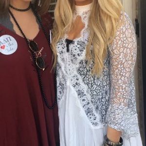 Free people lace tunic